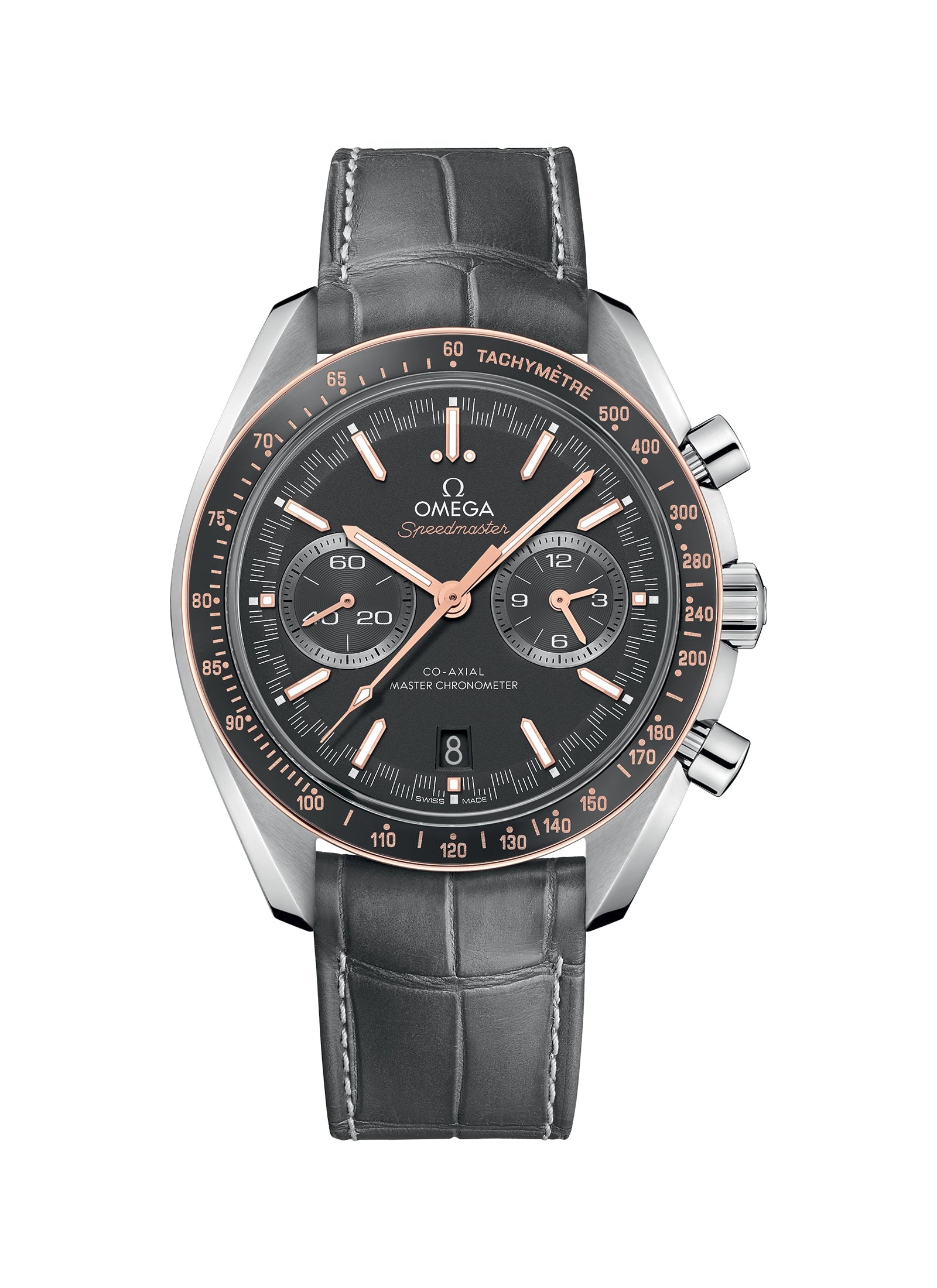 Omega Speedmaster Two Counters Racing Chronograph Stainless steel & 18K Sedna™ gold Men's Watch - Premium Luxury Product