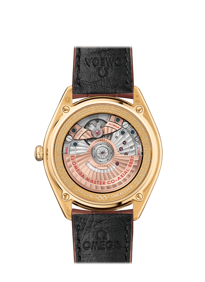 Omega Seamaster Heritage Olympic Official Timekeeper 18K yellow gold Men's Watch - Premium Luxury Product