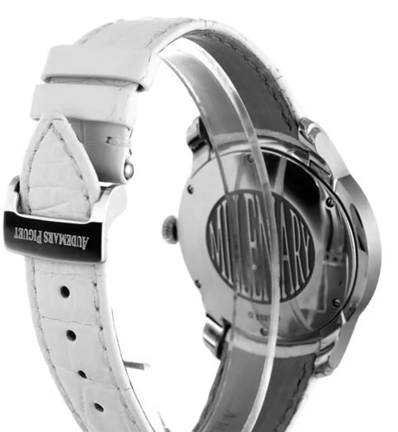 Audemars Piguet Millenary Stainless steel &amp; Diamonds Lady's Watch - Premium Luxury Product