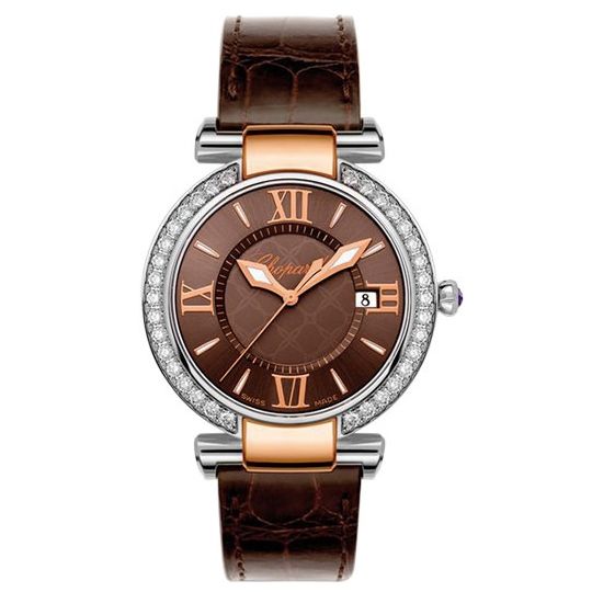 Chopard Imperiale Stainless steel & 18K Rose Gold & Diamonds Lady's Watch - Premium Luxury Product