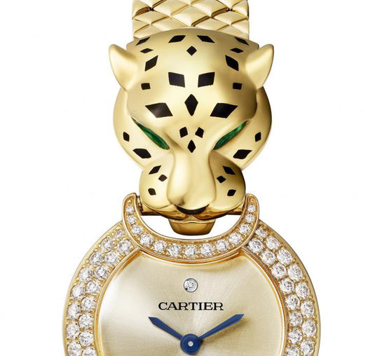 Cartier Panthere de Cartier 18K Yellow Gold & Diamonds Lady's Watch - Premium Luxury Product