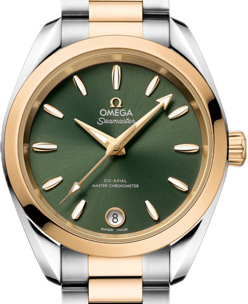Omega Seamaster Aqua Terra Stainless steel & 18K Moonshine™ gold Lady's Watch - Premium Luxury Product