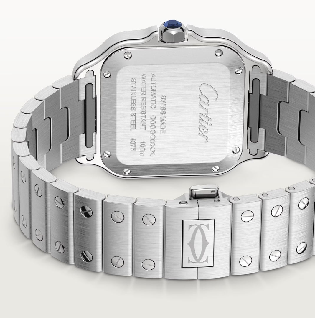 Cartier Santos De Cartier Stainless steel Unisex Watch - Premium Luxury Product