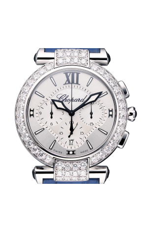Chopard Imperiale Chronograph 18K White Gold & Diamonds Ladies Watch - Premium Luxury Product