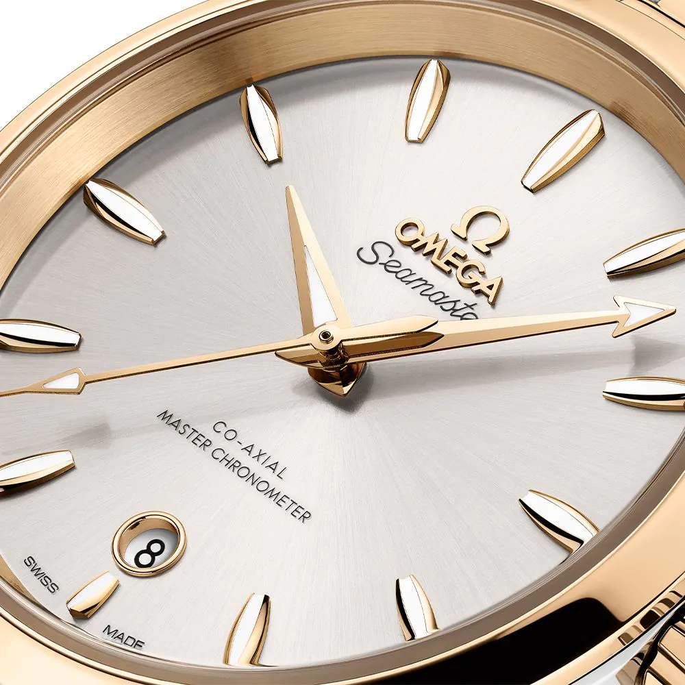 Omega Seamaster Aqua Terra Stainless steel & Moonshine™ gold Men's Watch - Premium Luxury Product