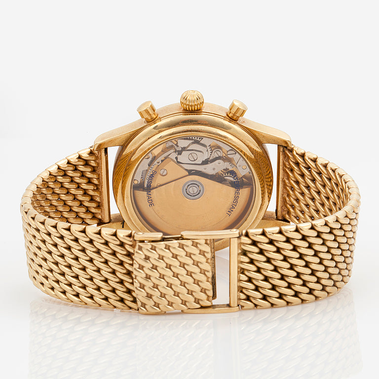 Tiffany & Co. Moonphase Chronograph 18k Yellow Gold Unisex Watch