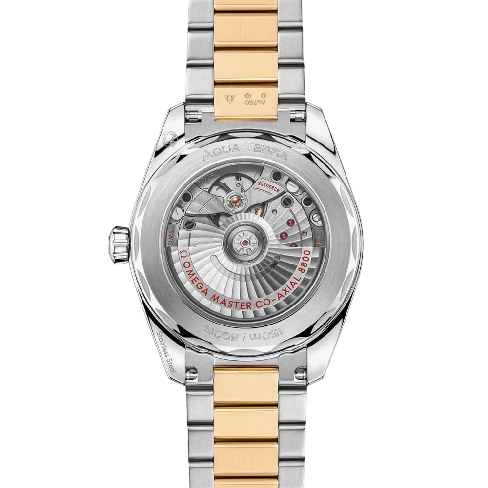 Omega Seamaster Aqua Terra Stainless steel & Moonshine™ gold Men's Watch - Premium Luxury Product