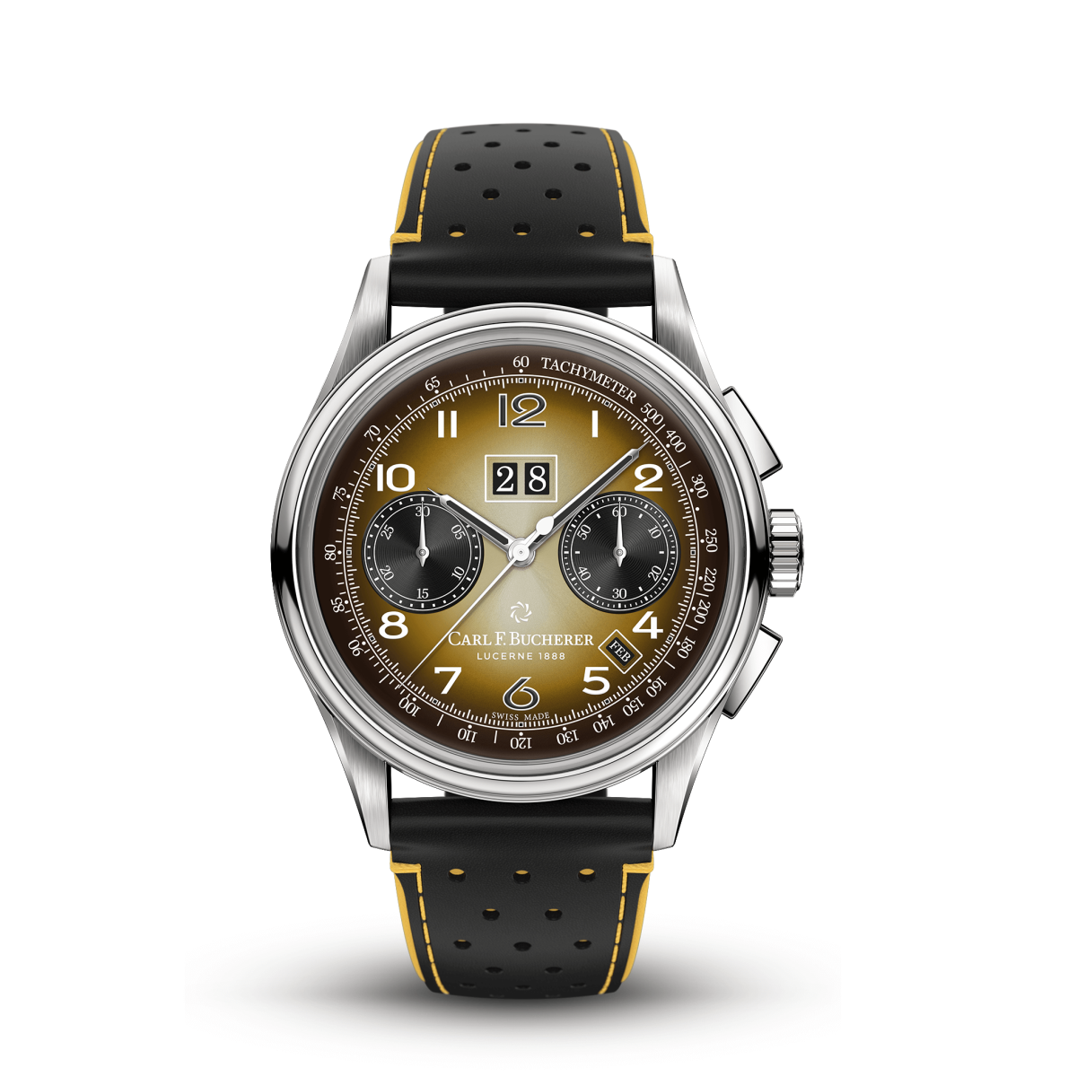 Carl F. Bucherer Haritage Chronograph Stainless steel Limited Edition Men's Watch - Premium Luxury Product