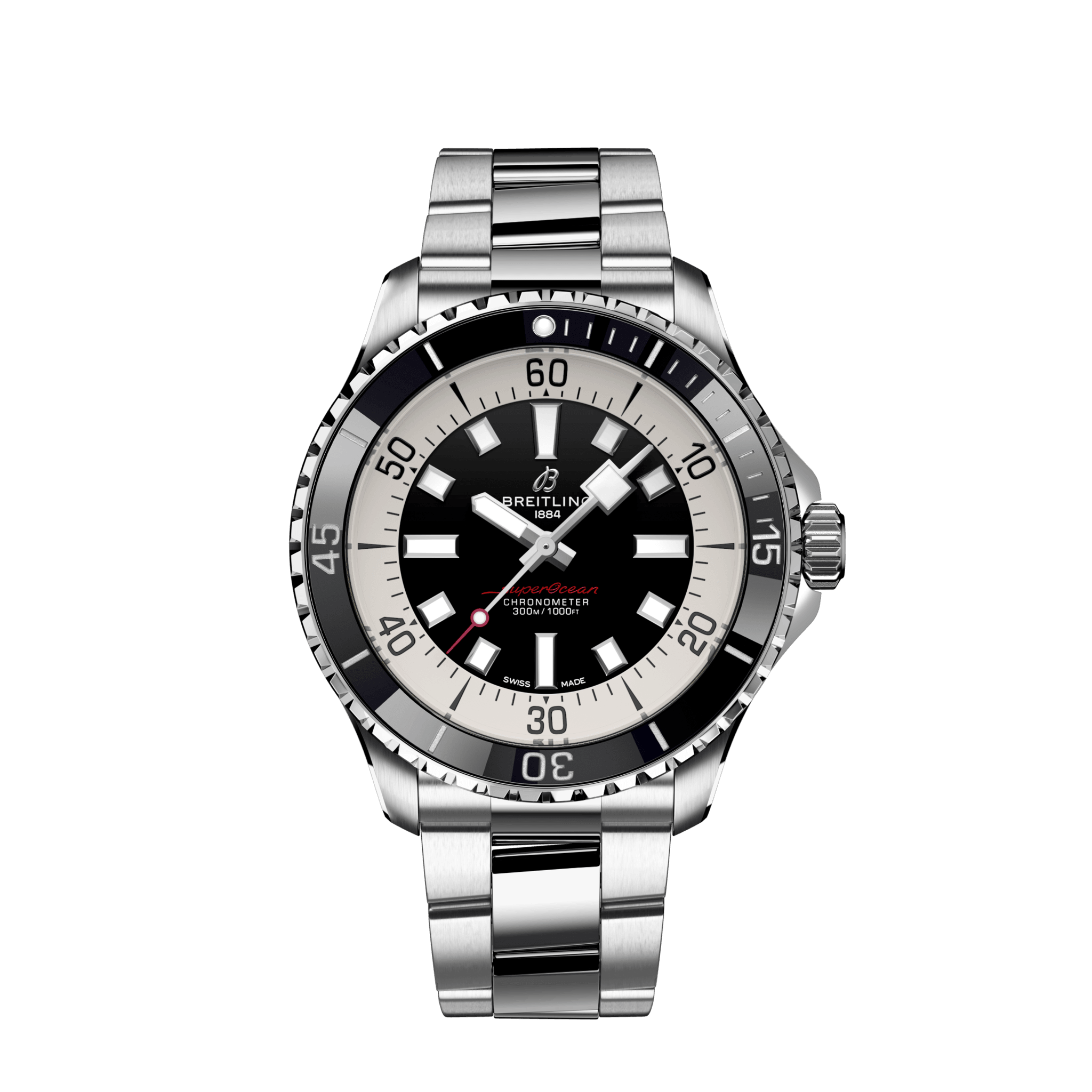 Breitling Superocean Automatic 44mm Stainless Steel Men's Watch - Premium Luxury Product