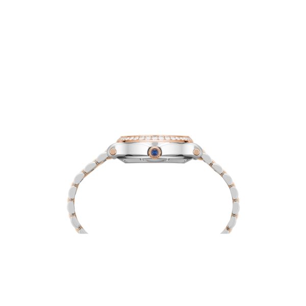 Chopard Happy Sport Oval Stainless Steel and 18K Rose Gold& Diamonds Ladies Watch - Premium Luxury Product