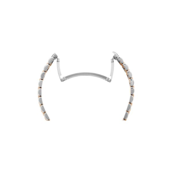 Chopard Happy Sport Oval Stainless Steel and Ethical Rose Gold & Diamonds Ladies Watch - Premium Luxury Product