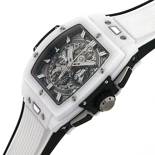 Hublot Spirit of Big Bang Chronograph White Ceramic Man's Watch - Premium Luxury Product