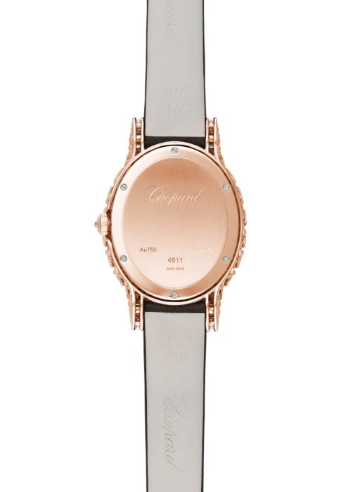 Chopard L’Heure Du Diamant Small Oval 18K Rose Gold & Diamonds Ladies Watch - Premium Luxury Product