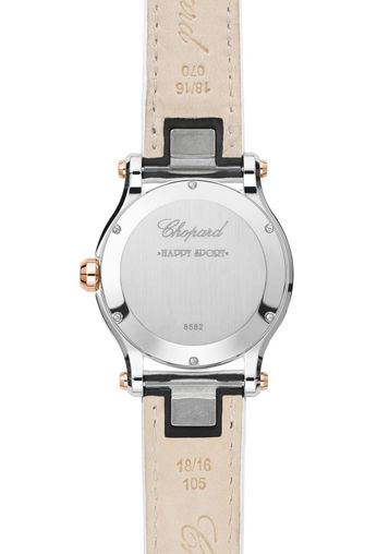 Chopard Happy Sport Stainlees steel and Ethical Rose Gold & Diamonds Ladies Watch - Premium Luxury Product