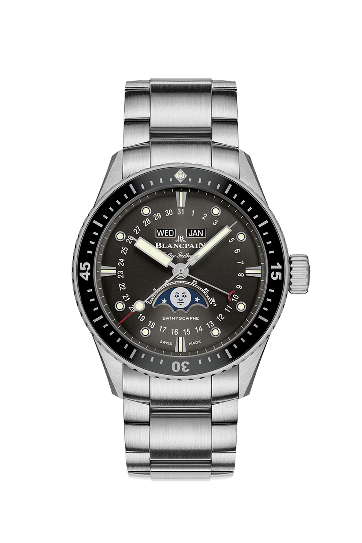 Blancpain Bathyscaphe Quantième Complet Phases de Lune - Premium Luxury Product