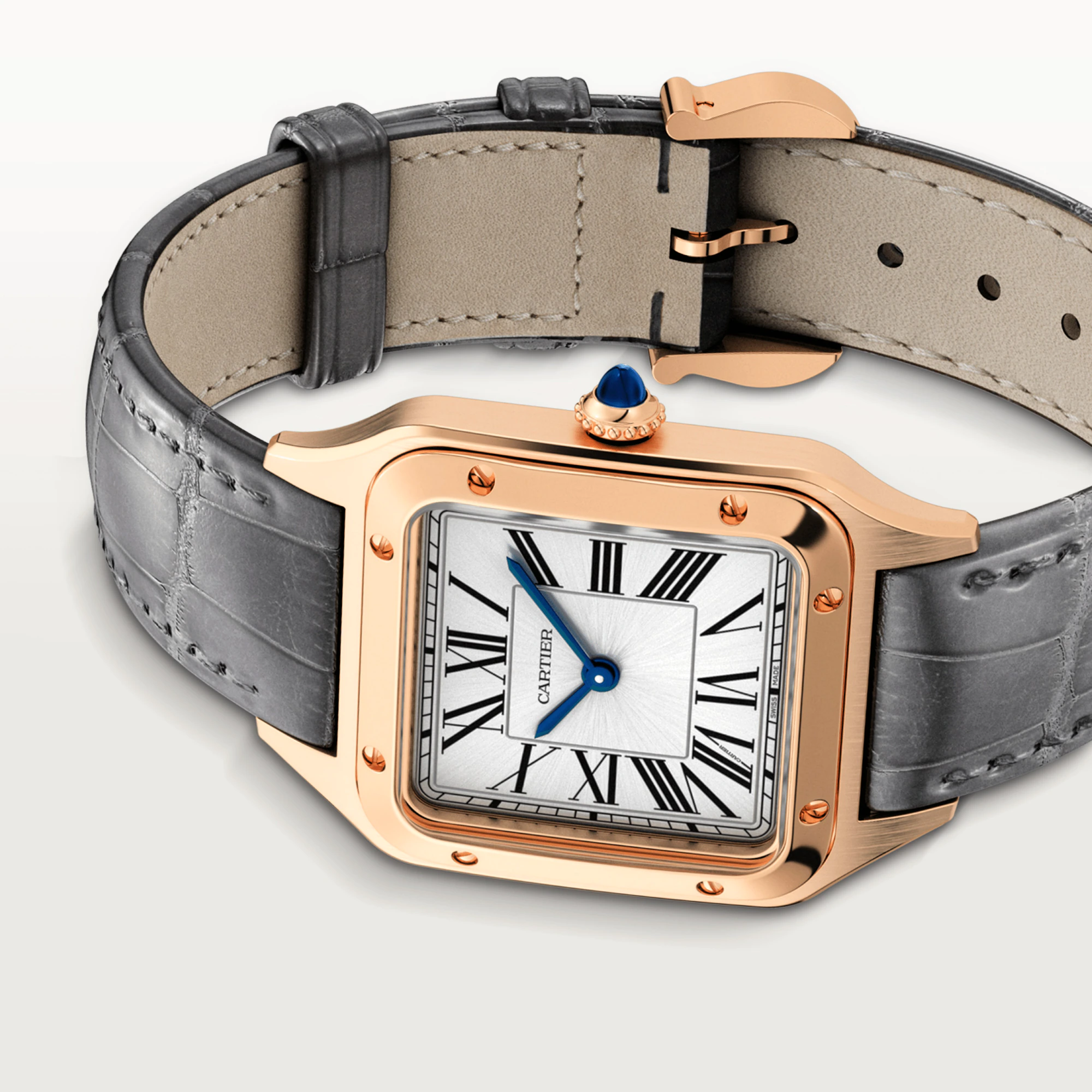 Cartier Santos 18K Rose Gold Unisex  Watch - Premium Luxury Product