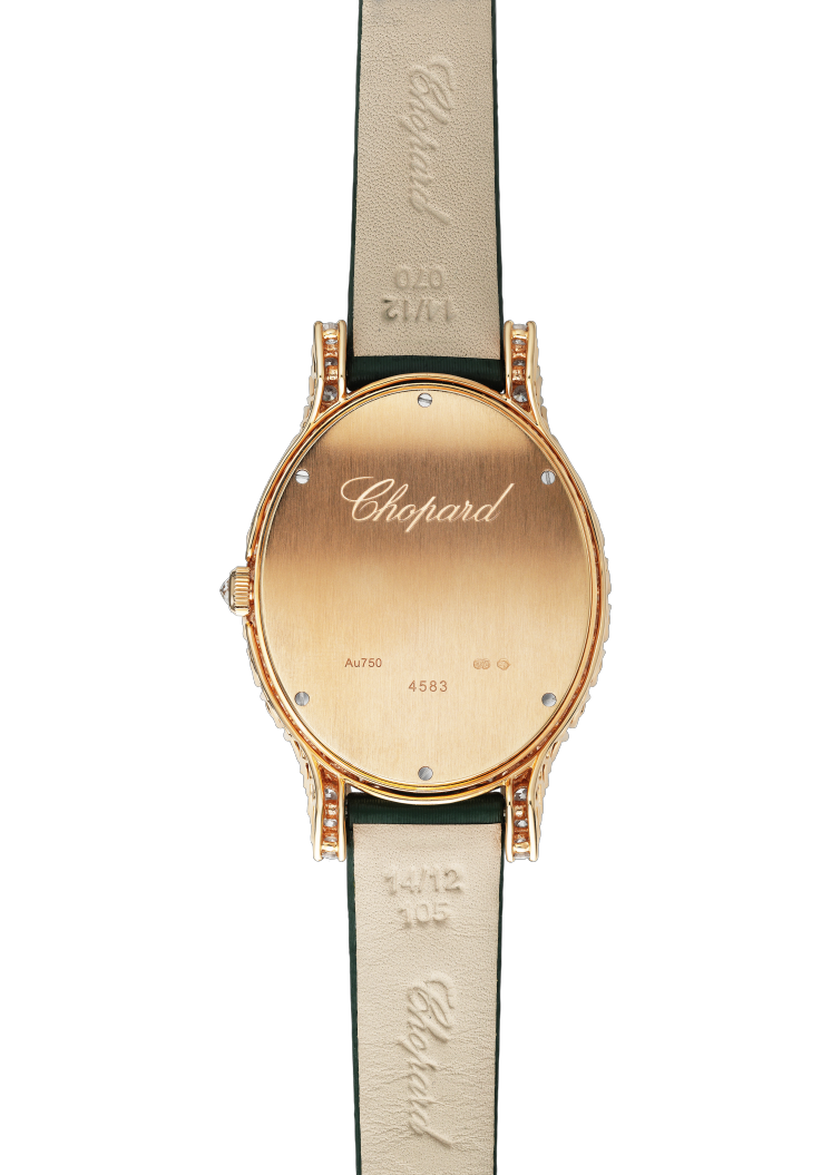Chopard L’Heure Du Diamant Oval 18K Rose Gold & Diamonds Ladies Watch - Premium Luxury Product