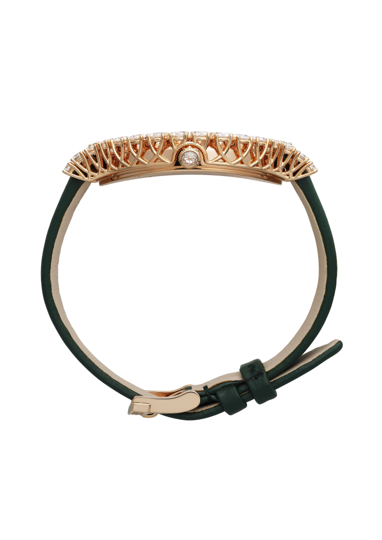 Chopard L’Heure Du Diamant Oval 18K Rose Gold & Diamonds Ladies Watch - Premium Luxury Product