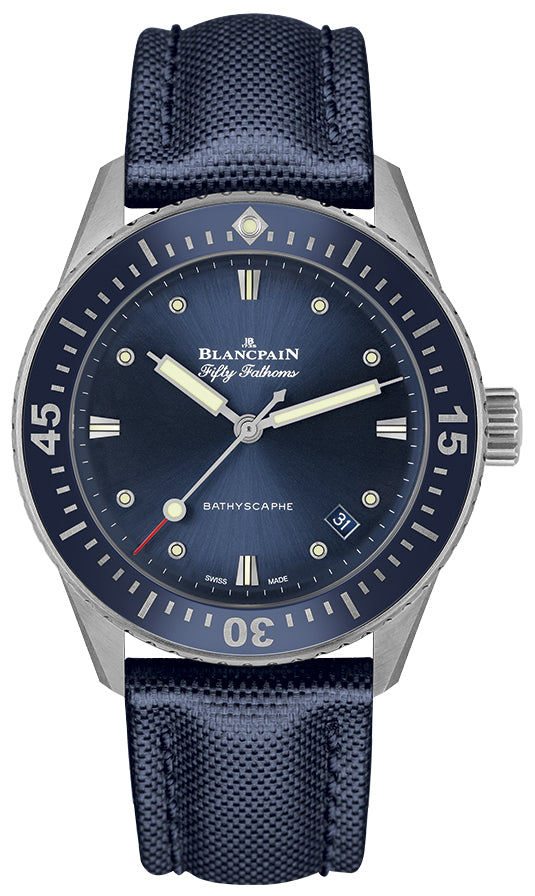 Blancpain Fifty Fathoms Bathyscaphe Stainless steel Men's Watch - Premium Luxury Product