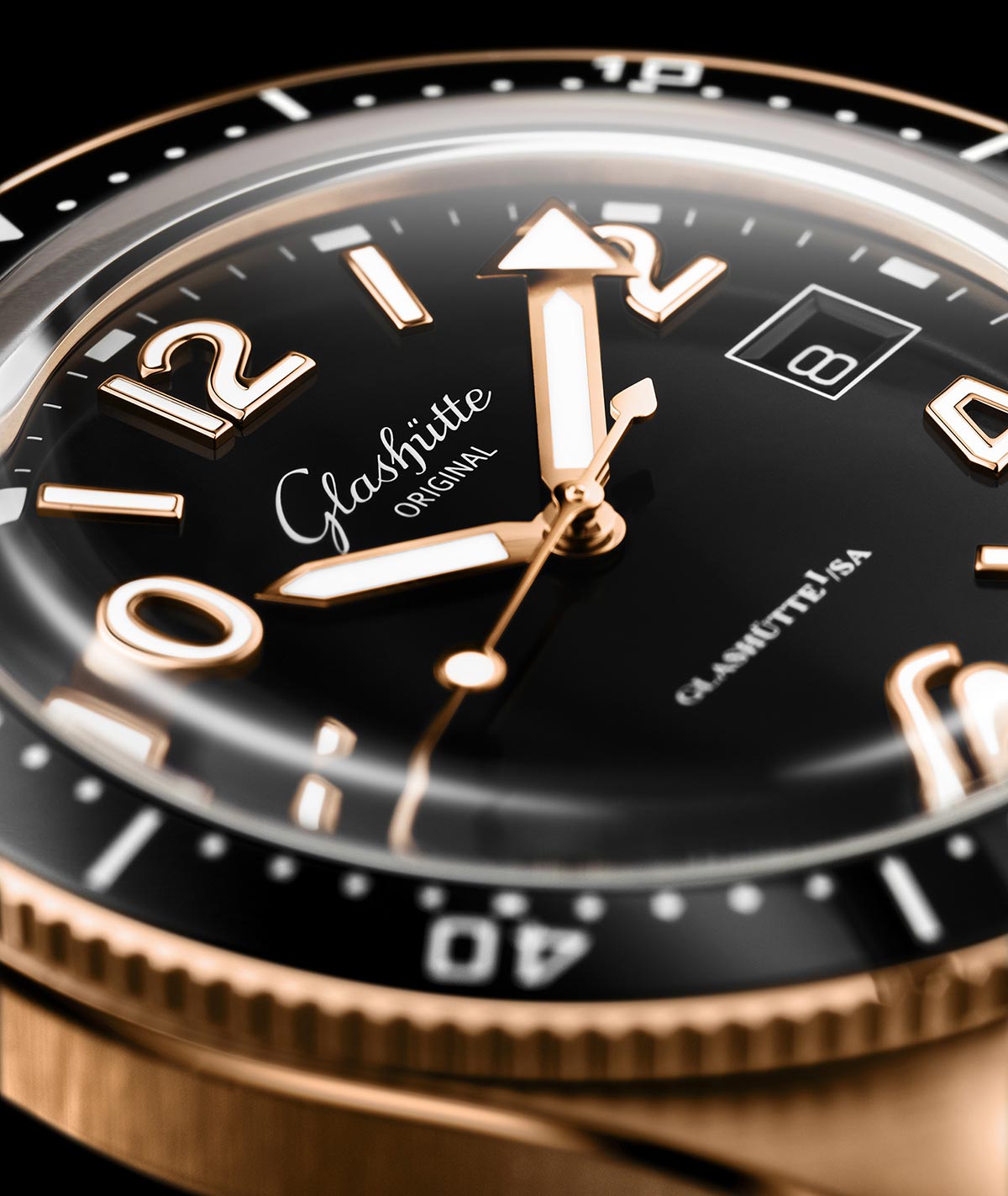 Glashutte Original Spezialist SeaQ Red Gold Men's Watch - Premium Luxury Product