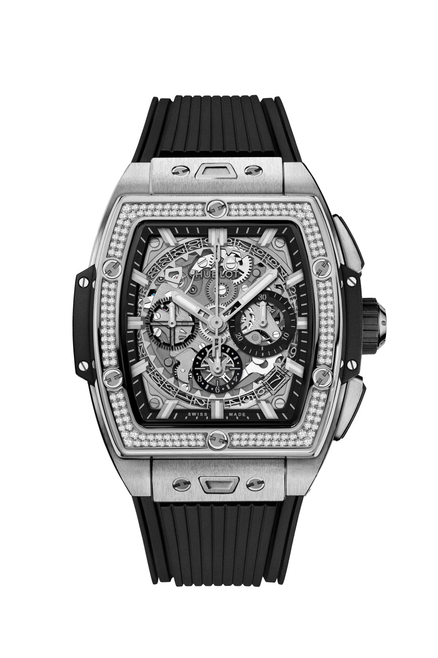 Hublot Spirit of Big Bang Chronograph Titanium & Diamonds Man's Watch - Premium Luxury Product