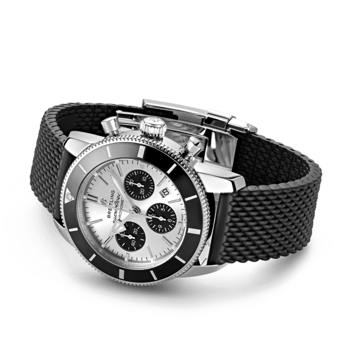 Breitling Superocean Heritage B01 Chronograph 44 Stainless Steel Men's Watch - Premium Luxury Product