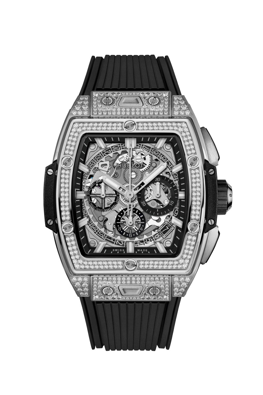 Hublot Spirit of Big Bang Chronograph Titanium & Diamonds Man's Watch - Premium Luxury Product
