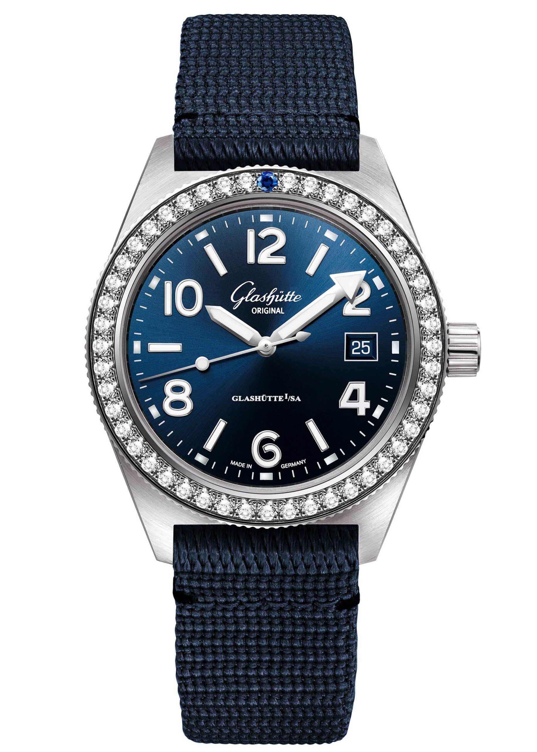 Glashutte Original Spezialist SeaQ Stainless steel & Diamonds Men's Watch - Premium Luxury Product