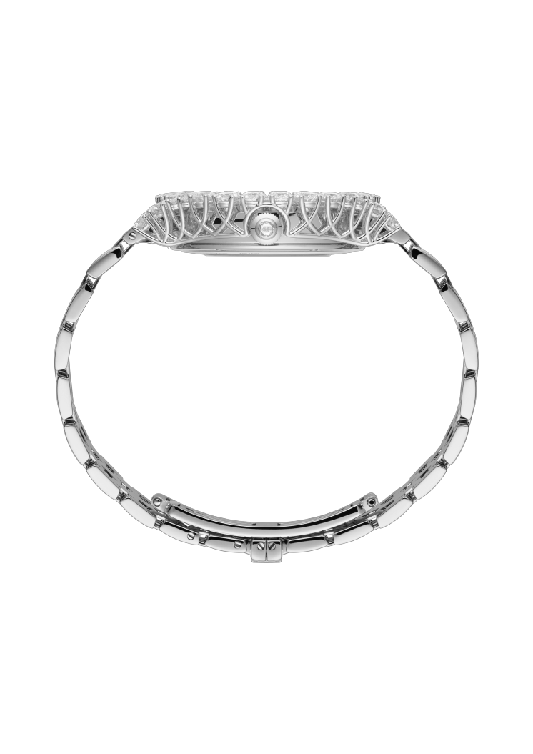 Chopard L’Heure Du Diamant Small Oval 18K White Gold & Diamonds Ladies Watch - Premium Luxury Product