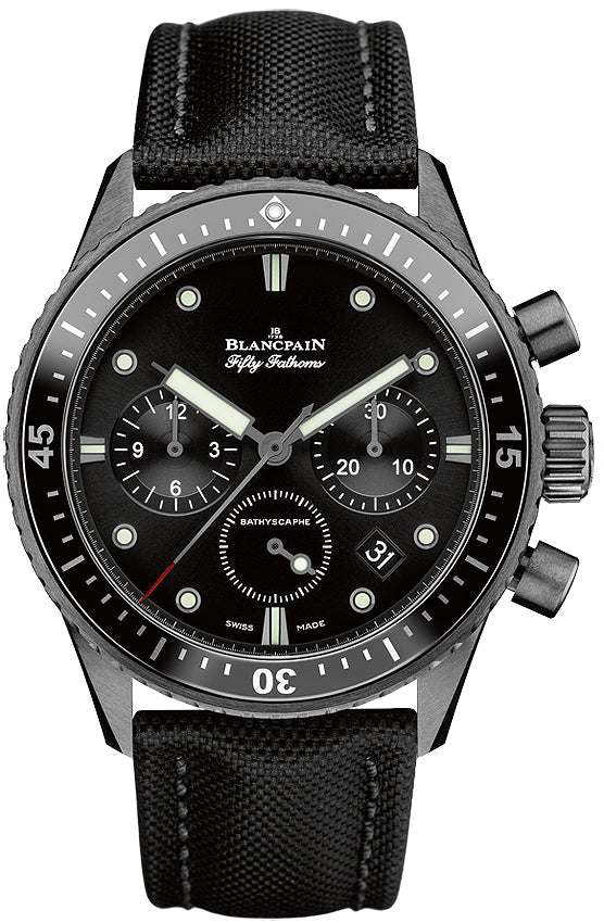 Blancpain Fifty Fathoms Bathyscaphe Ceramic Men's Watch - Premium Luxury Product