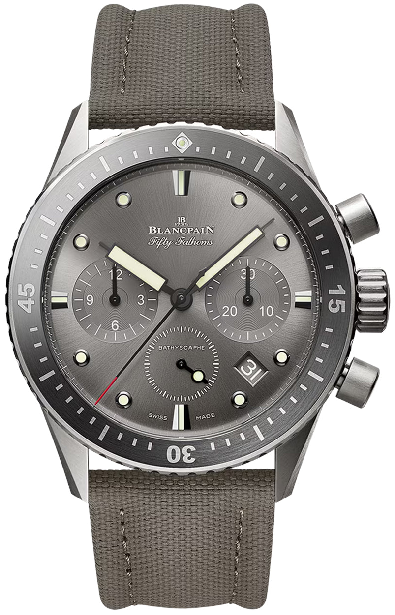 Blancpain Fifty Fathoms Bathyscaphe Titanium Men's Watch - Premium Luxury Product