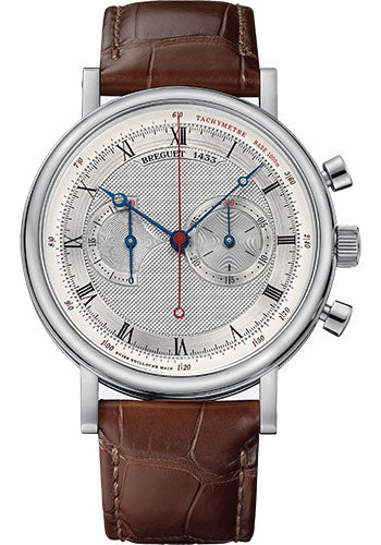 Breguet Classique 5287 18K White Gold Men's Watch - Premium Luxury Product