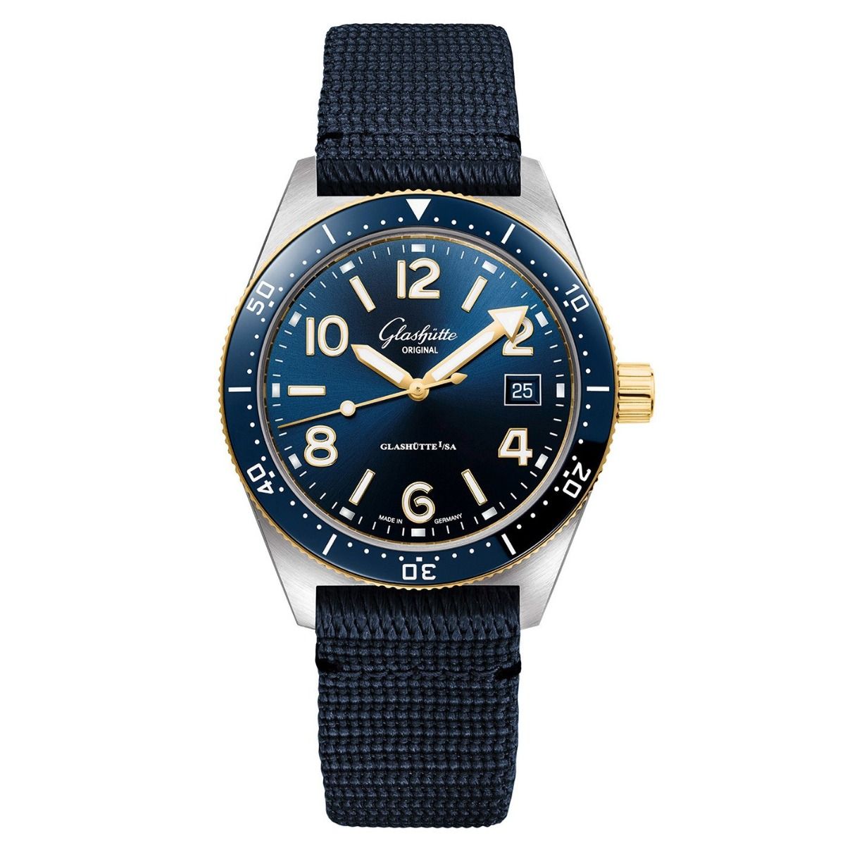 Glashutte Original Spezialist SeaQ Stainless steel & Yellow gold Men's Watch - Premium Luxury Product