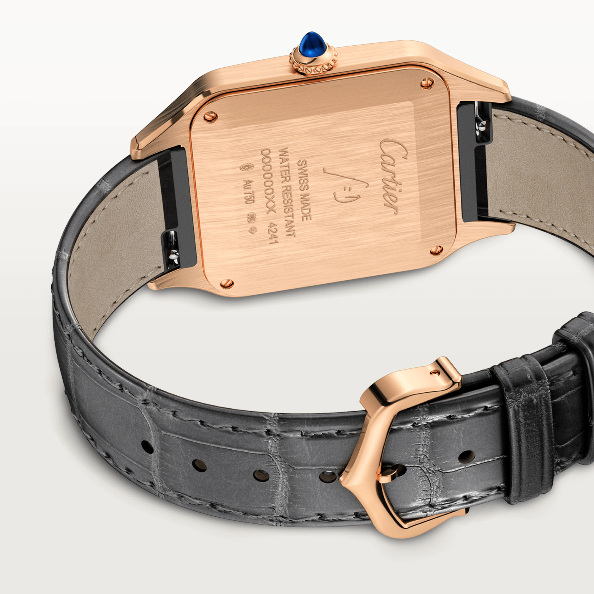 Cartier Santos 18K Rose Gold Unisex  Watch - Premium Luxury Product