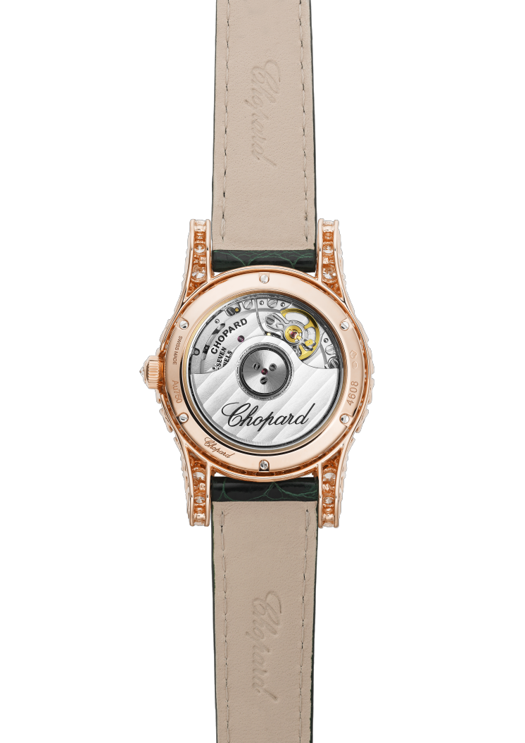 Chopard L’Heure Du Diamant Round Small 18K Rose Gold & Diamonds Ladies Watch - Premium Luxury Product