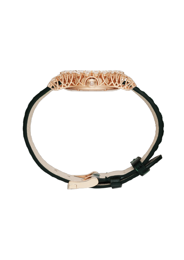 Chopard L’Heure Du Diamant Round Small 18K Rose Gold & Diamonds Ladies Watch - Premium Luxury Product