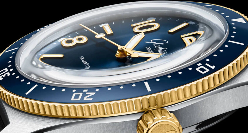 Glashutte Original Spezialist SeaQ Stainless steel & Yellow gold Men's Watch - Premium Luxury Product