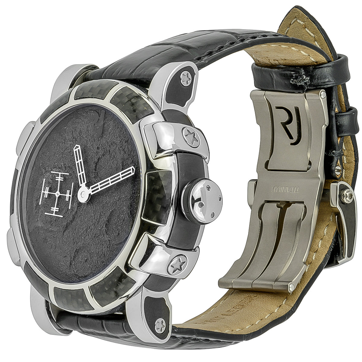 Romain Jerome Moon Dust Stainless Steel Mens Watch