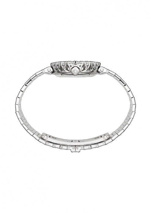 Chopard L’Heure Du Diamant Medium Oval 18K White Gold & Diamonds Ladies Watch - Premium Luxury Product