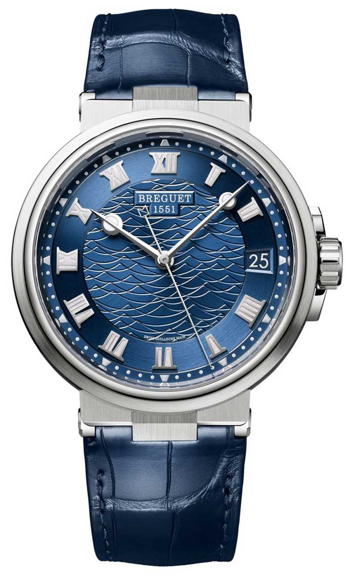 Breguet Marine 5517 18K White Gold Men's Watch - Premium Luxury Product
