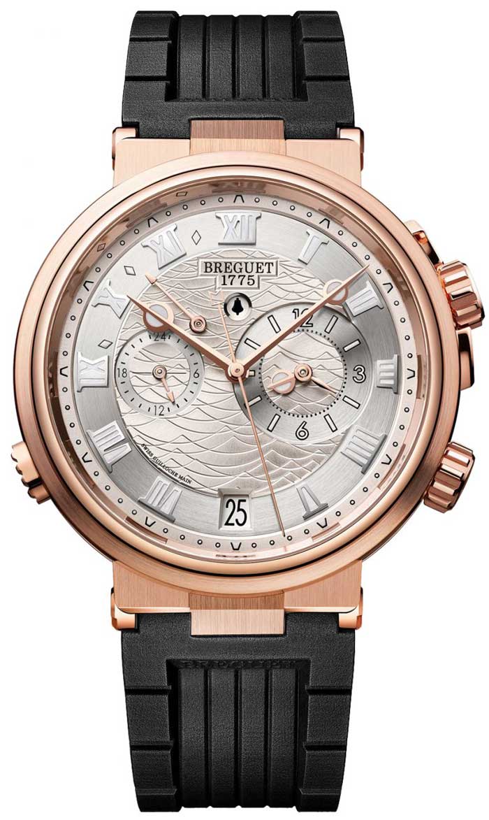 Breguet Marine 5547 Marine Alarme Musicale 18K Rose Gold Men's Watch - Premium Luxury Product