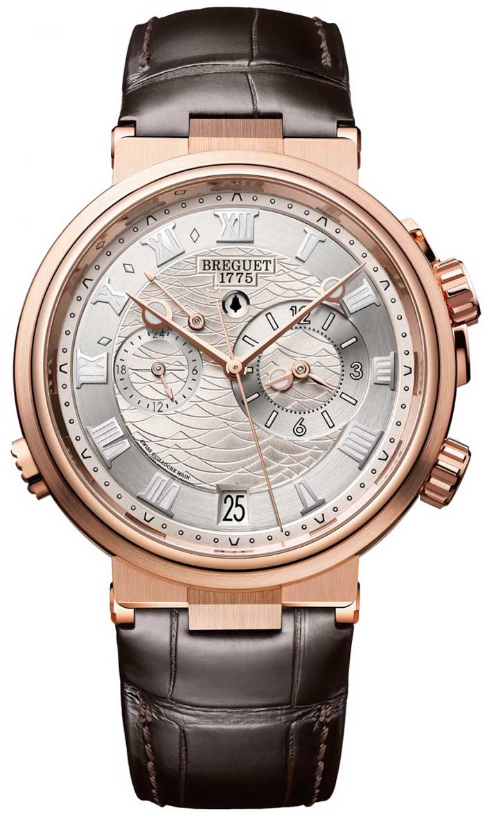 Breguet Marine 5547 Marine Alarme Musicale 18K Rose Gold Men's Watch - Premium Luxury Product