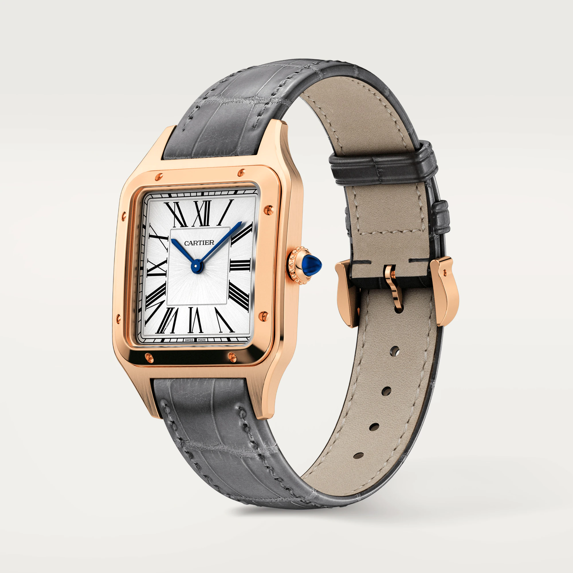 Cartier Santos 18K Rose Gold Unisex  Watch - Premium Luxury Product