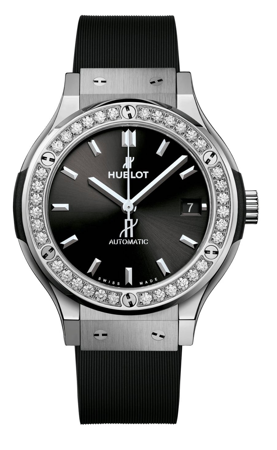 Hublot Classic Fusion Titanium & Diamonds Unisex Watch - Premium Luxury Product