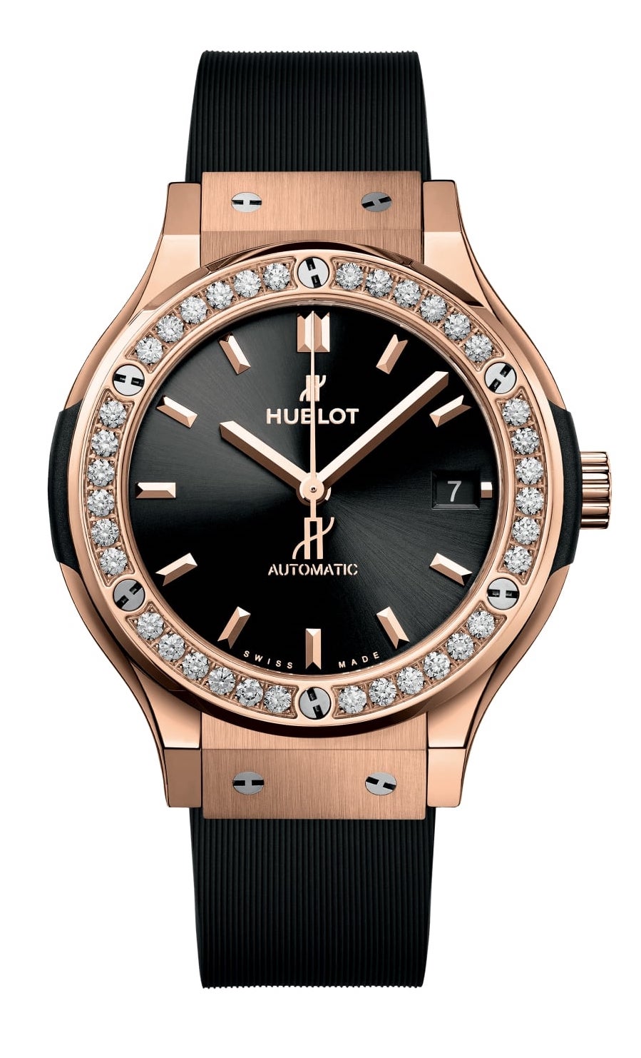 Hublot Classic Fusion Green King Gold & Diamonds Unisex Watch - Premium Luxury Product