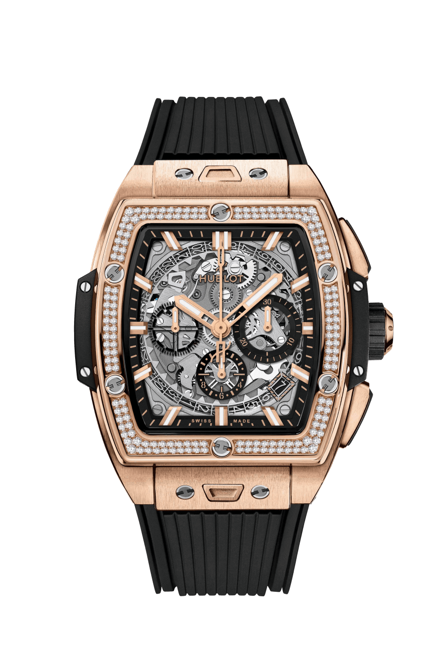 Hublot Spirit of Big Bang Chronograph 18K King Gold & Diamonds Man's Watch - Premium Luxury Product