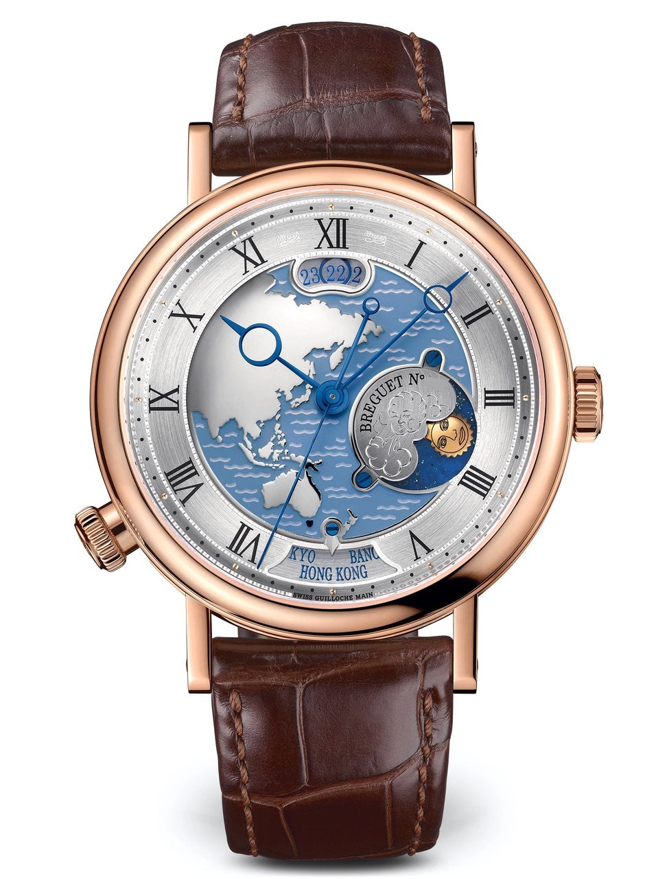 Breguet Hora Mundi 5717 18K Rose Gold Men's Watch - Premium Luxury Product