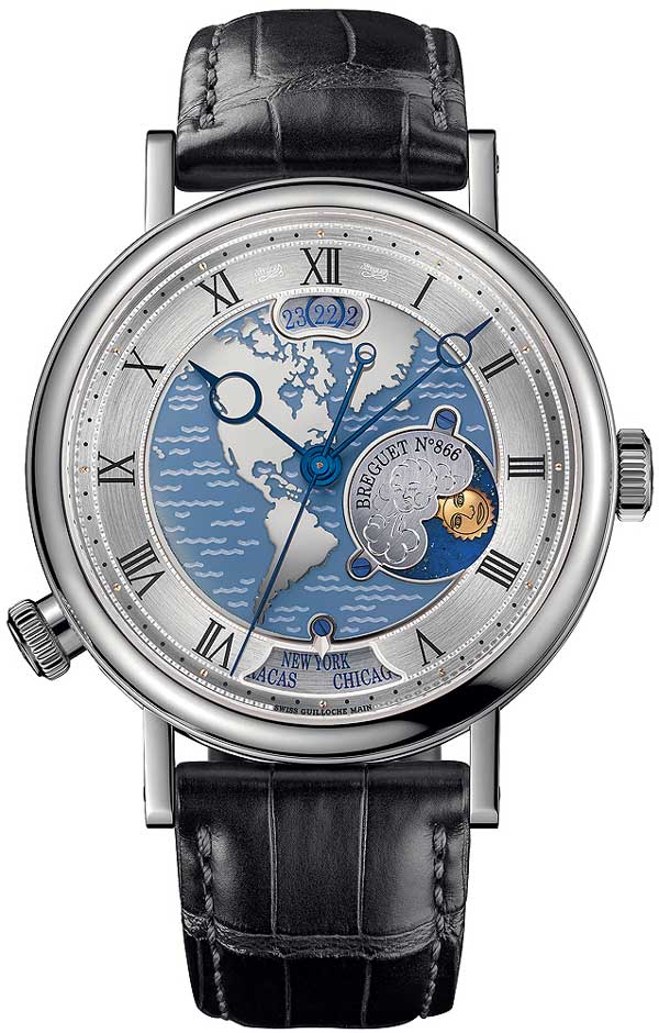 Breguet Hora Mundi 5717 Platinum Men's Watch - Premium Luxury Product