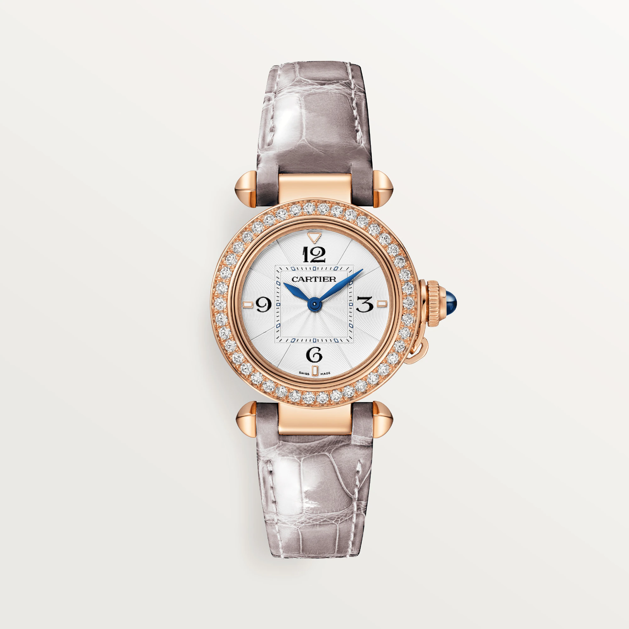 Cartier Pasha 30 mm Rose Gold & Diamonds Lady's Watch - Premium Luxury Product