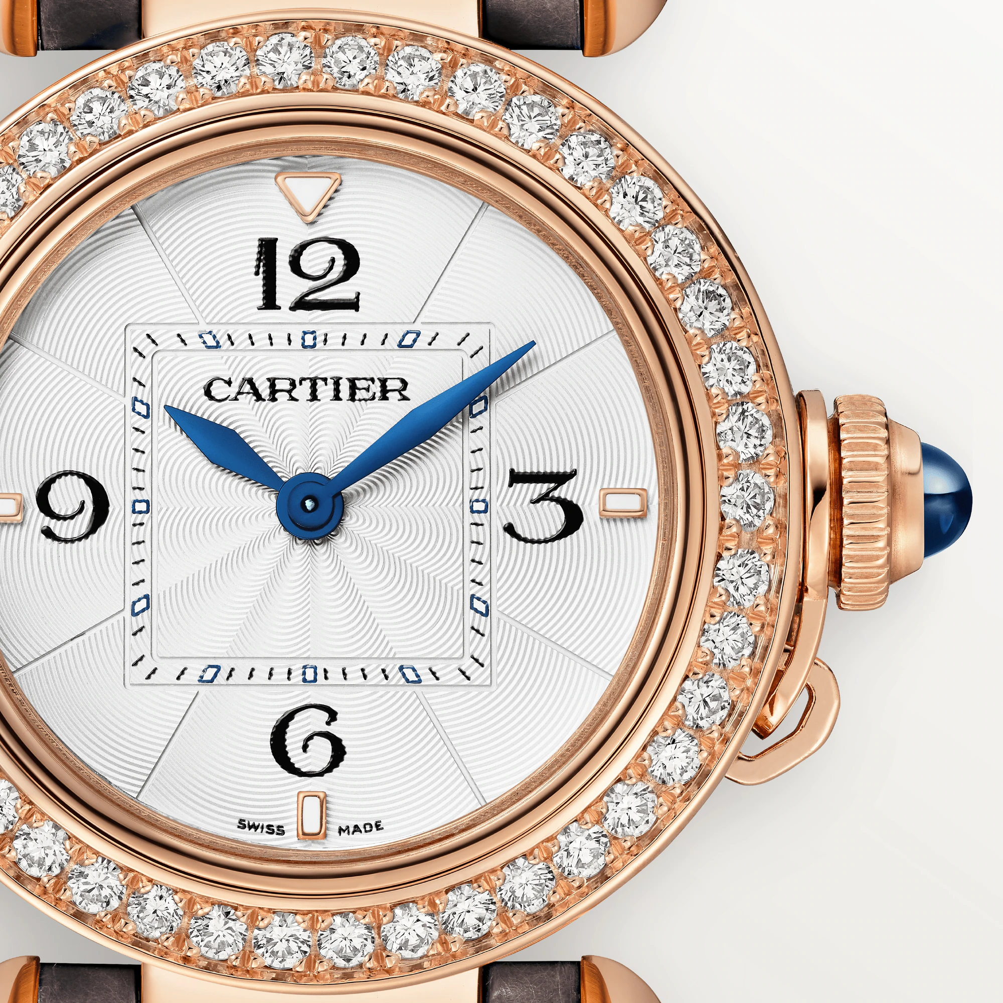 Cartier Pasha 30 mm Rose Gold & Diamonds Lady's Watch - Premium Luxury Product